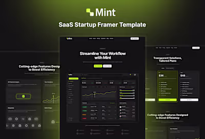 Mint - Web Design & Framer Development