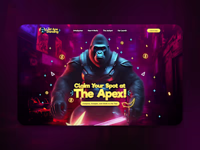 Last Ape Standing - DeFi dApp UI