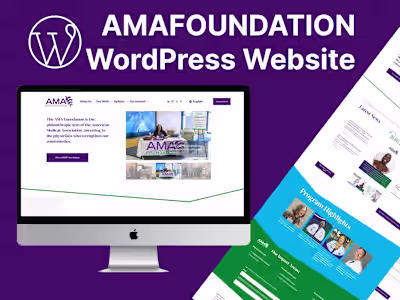 The AMA Foundation | Wordpress Website