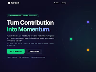 Puckstack - Decentralized Task Coordination for Teams