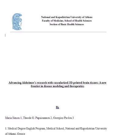 Breakthrough Concepts in Vascularized 3D-Printed Brain Models