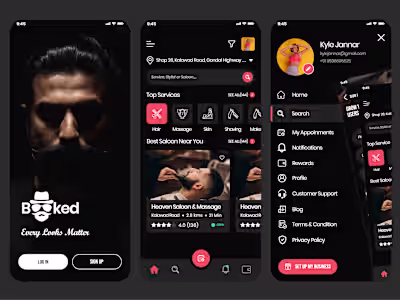 Booked - Salon Booking App