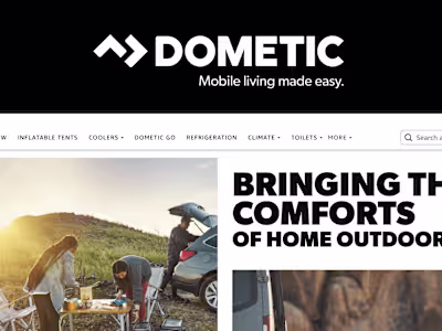Dometic Amazon Storefront and Graphics