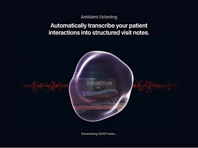 Product Design | Telehealth AI Software