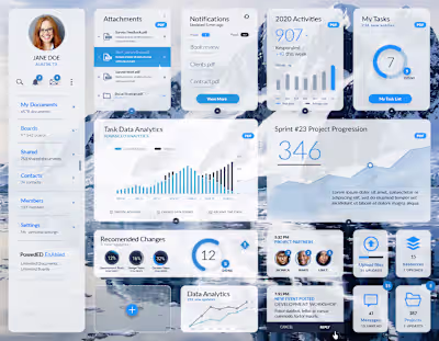 UX/UI Dashboard Design