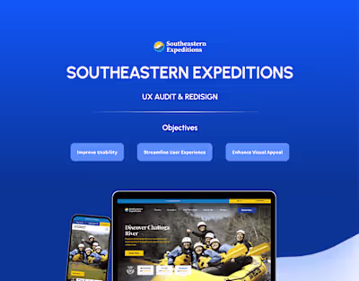 Southeastern Expeditions - UX AUDIT & REDESIGN :: Behance