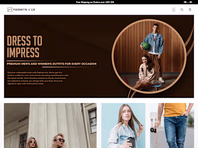 Shopify-Based E-Commerce Website for a Garment Shop