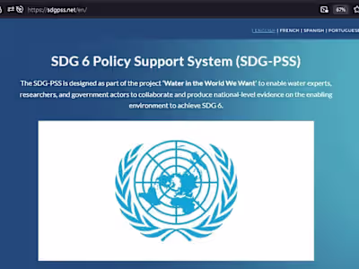 SDG 6 Policy Support System (SDG-PSS)