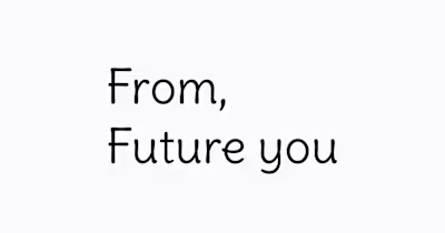 From, Future You