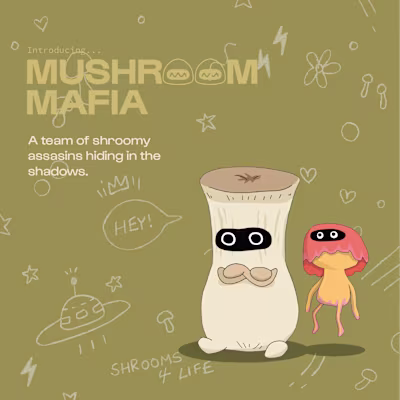 Mushroom Mafia Character Set