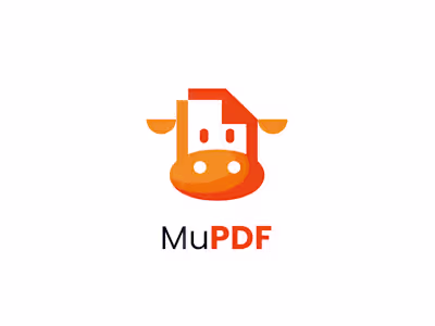 Fun & Minimalist Cow Logo