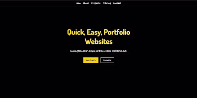 Personal Portfolio Website