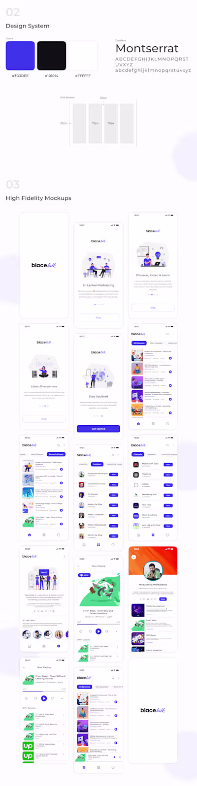 BlaceTalk Mobile App Redesign Concept