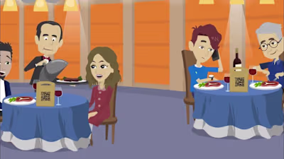 Explainer video creation for a food app