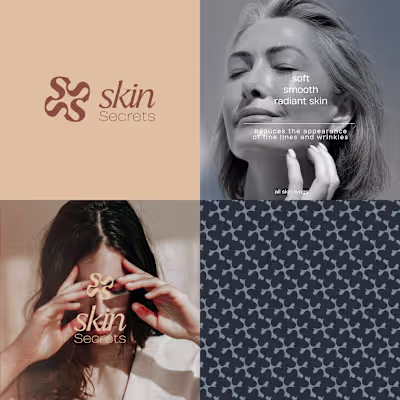 Skin Secrets I Skin Care Brand I Logo & Brand Identity