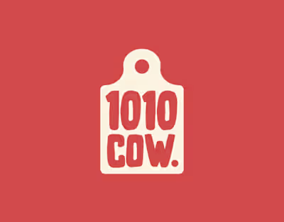 1010 Cow | Logo Design