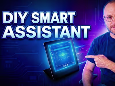 I built a physical, touch-screen Desktop Voice Agent using t...