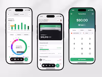 Shots  Cansaas Clevra - Finance Mobile App