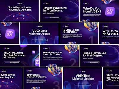 Social Media Designs For VDEX
