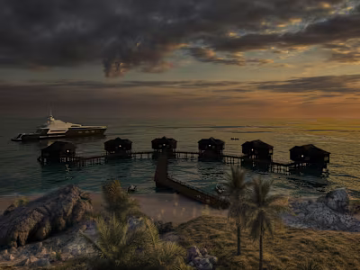 LUXURY OVERWATER BUNGALOWS