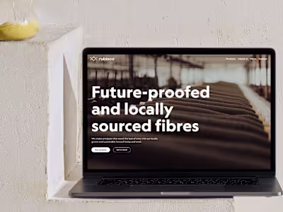 Rubisco • Webflow Development & CMS Integration