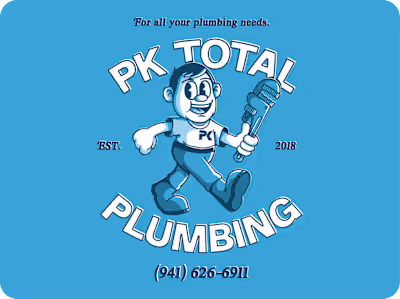 PK Total Plumbing Mascot