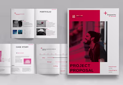 Red Project Proposal Brochure