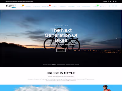 Shopify Store For Products & Services Related To Ebikes