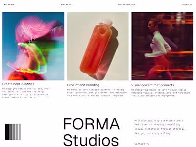 Forma Studios Brand Identity Redesign