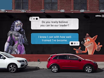 Brand campaign for Activision Blizzard