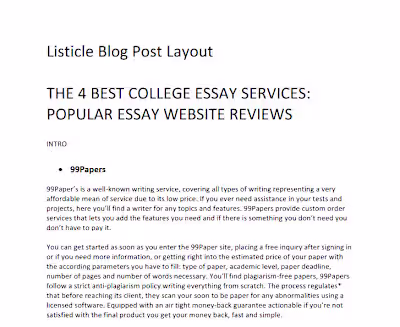 Have a taste of fantastic Blog Post content.