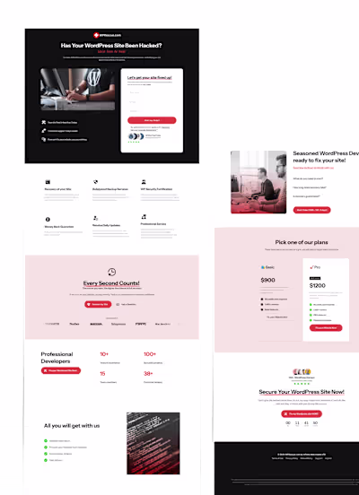 Landing Page Design with Elementor