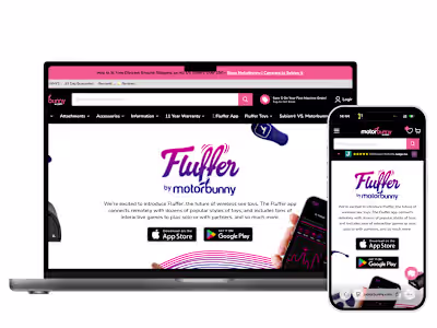 Shopify Landing Page for Motorbunny