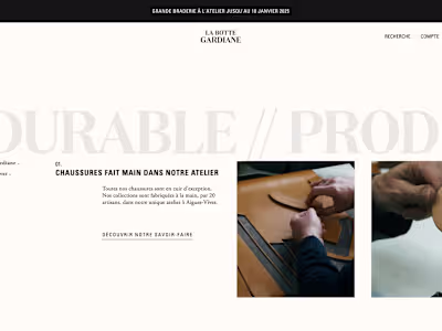 La Botte Gardiane — Online Store Redesign