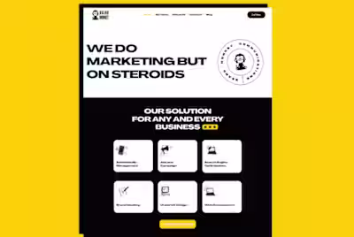 Brandmonkey Advertising Agency
(Design + Wix Development)