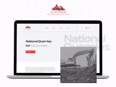 Mahajer - Quarries Exploration Web Design