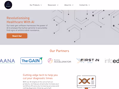 Website Design (aarogya.ai)
