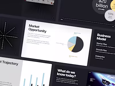 Pitch deck for YC Startup