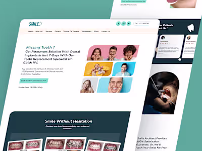 Dental Website Design And Development