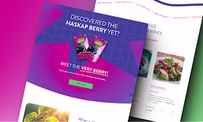 Haskap Nova Scotia - Landing Page