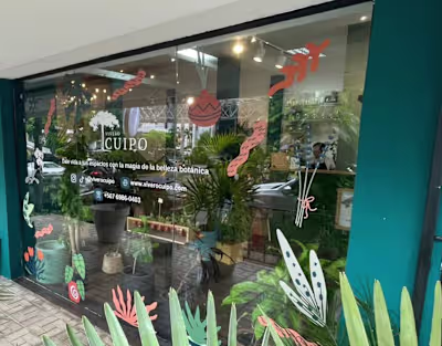 Window Display Design and Direction for Flower and Plant Store