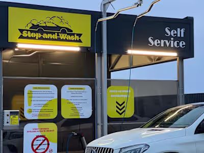Complete Branding and Design of Self-Service Car Wash