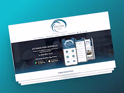 Web Design - Piccini Services Small Business