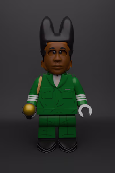 Custom Chromakopia LEGO-style 3D Model Design