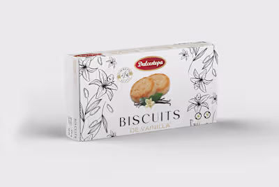 Vanilla Biscuits · Packaging design