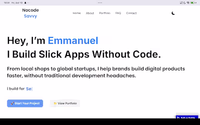 My portfolio website Hit or Miss?
