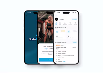 Mobile app for a yoga studio - class scheduling (instructor)...