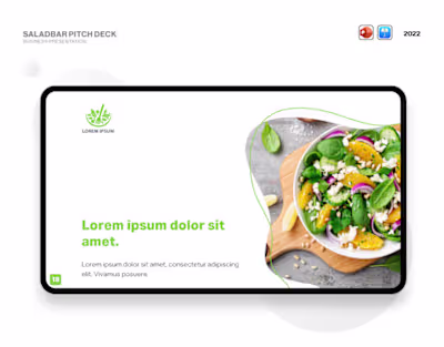 Saladbar — Pitch deck