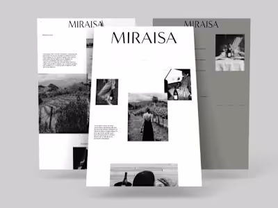 Miraisa - Social Media Format + Website