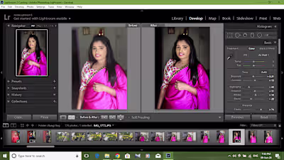 Photo retouching